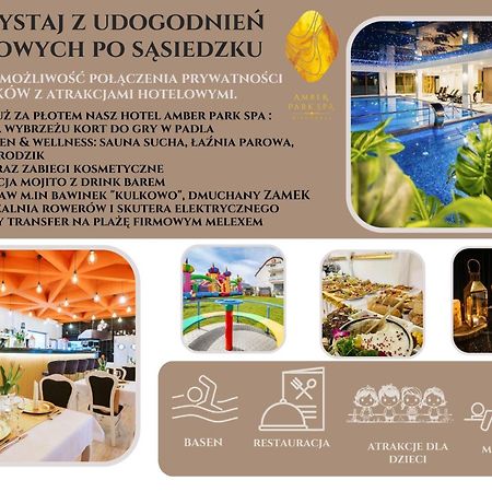 Olivina Park Spa - Domki Z Dostepem Do Krytego Basenu, Saun, Wyzywienia I Atrakcji Dla Dzieci Niechorze Luaran gambar